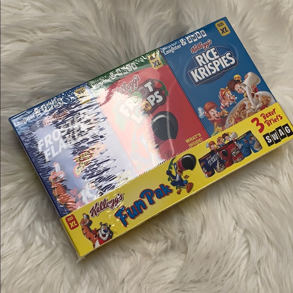 NWB KELLOGG’S CEREAL BOXERS “THEY’RE GREAT” XL - Picture 7 of 14